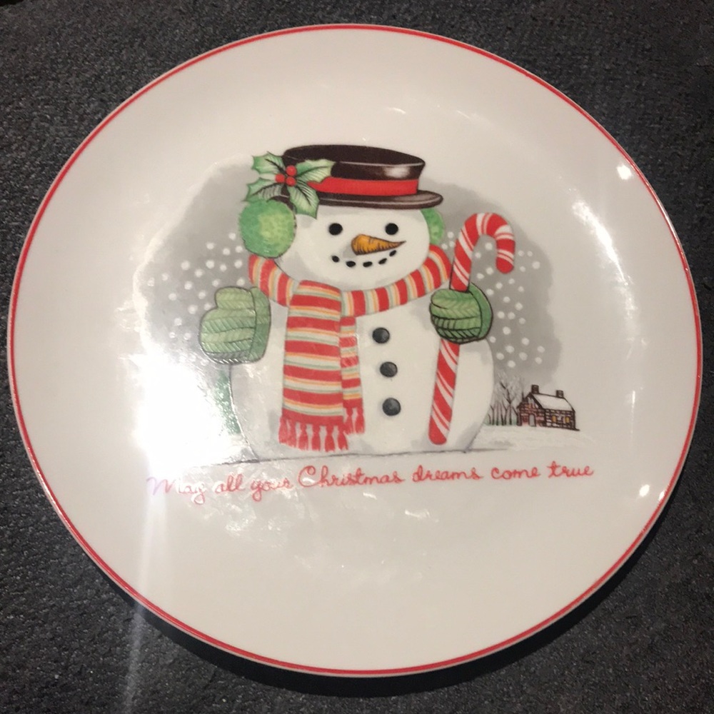 Vintage Christmas Plate
